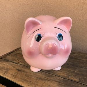 Vintage Large Mid Century Piggy Bank
